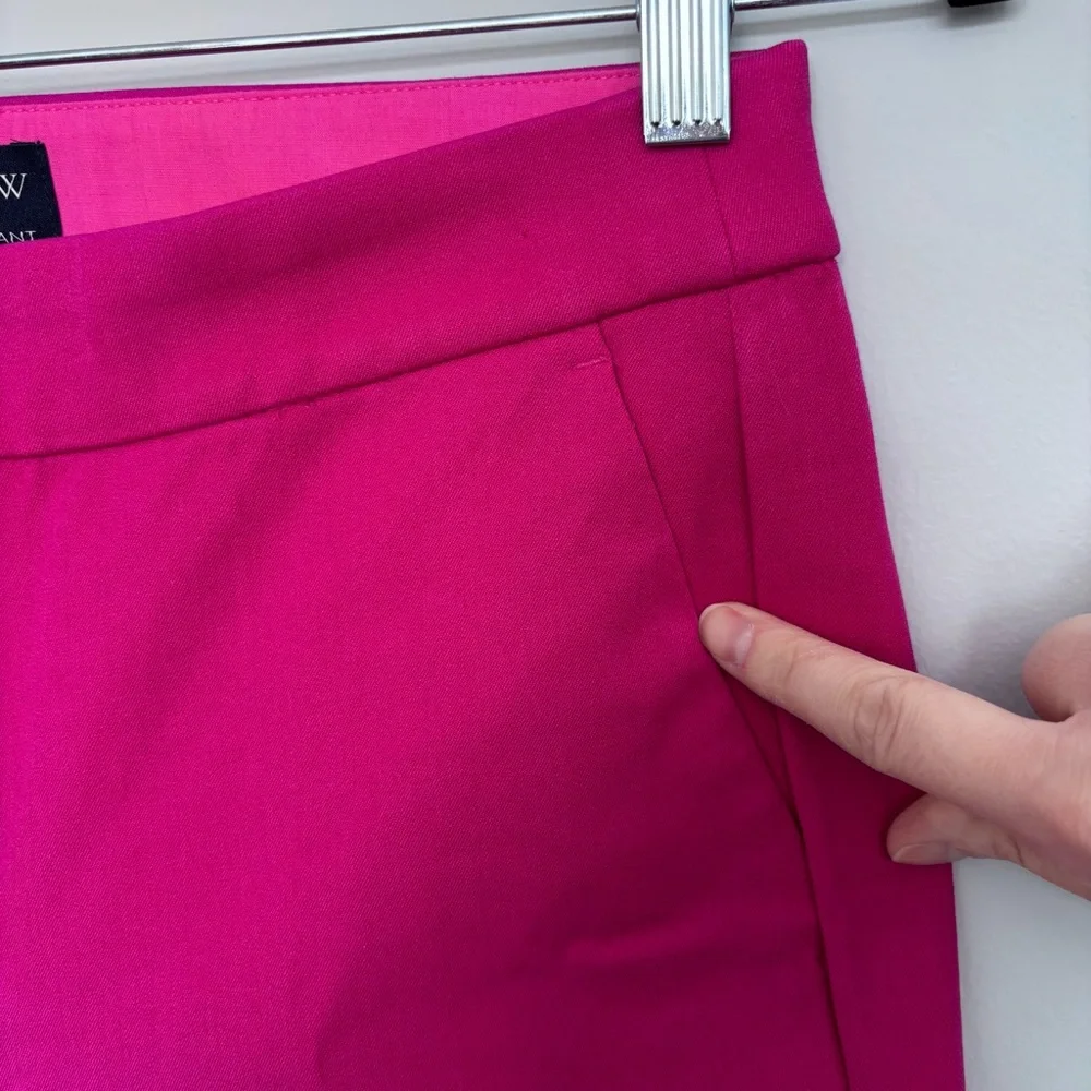 NWT - J.Crew Kelsey Pant – Vibrant Pink – Size 4P